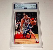 Kirk Hinrich 2007-08 Upper Deck #116 Signed Card Auto PSA RARE