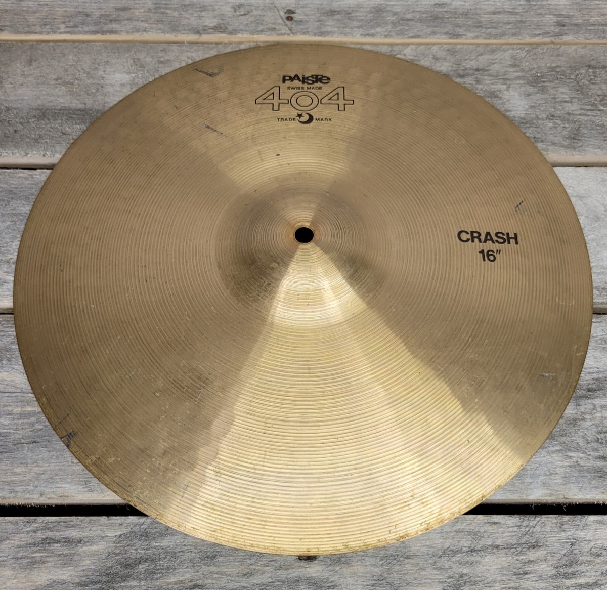 Vintage Paiste 404 - 16in. Crash Cymbal - 000169 | eBay