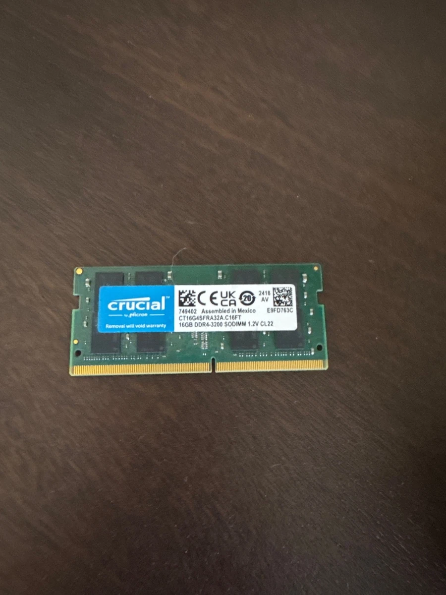 Crucial DDR4 SDRAM 16 GB Total Capacity Memory (RAM) for sale | eBay