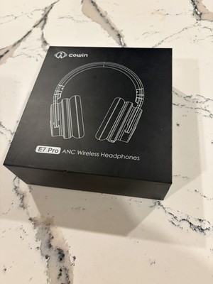 Cowin E7 Active Noise Cancelling Wireless Bluetooth Headphones - Black