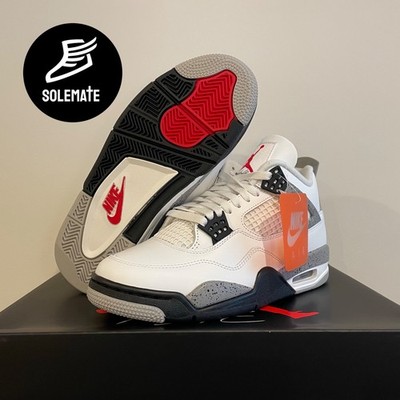 Nike Air Jordan 4 Retro OG White Cement 2025 Men s FV5029-100 Fast Ship New 