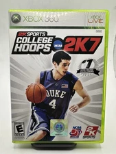 NCAA College Hoops 2K7 Microsoft Xbox 360 Tested Works CIB Complete 