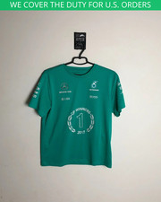 F1 AMG Petronas Mercedes HUGO BOSS WINNER T-Shirt 2017 HAMILTON Mens Size S