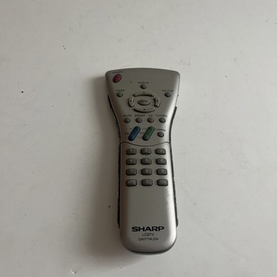SHARP  remote control for flat panel  LCD TV GA169WJSA silver