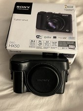 Cámara Sony Cyber-shot DSC-HX50 negra con estuche chaqueta
