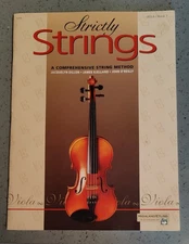Strictly Strings Viola Book 1 ~ Comprehensive String Method ~ 1992 Vintage
