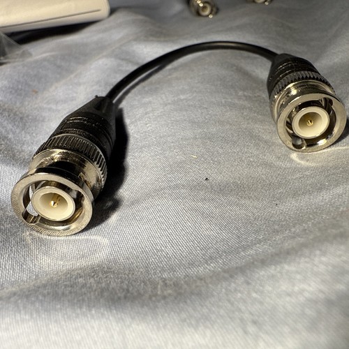 6FT BNC Male to Male Coax Coaxial RG58 Cable Cord Twist-On Connector 50ohm Black - Afbeelding 2 van 7