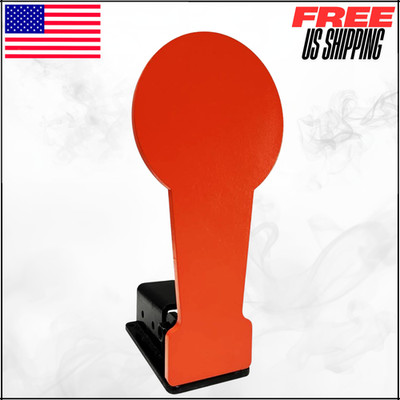 Steel Shooting Target 12.8'' Classic Popper Auto Reset 6'' Plate Rifle 3/8'' AR500