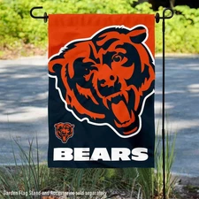 Chicago Bears Large Logo Official Garden Yard Banner Flag