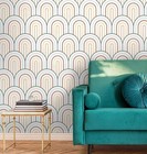 Ciciwind Boho Colorful Peel & Stuck Wallpaper 393.7” x 16” (2 Large Rolls) New