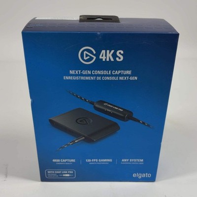 Elgato 4K S Black 20GBR9901 Game Capture Card For PC and Mac