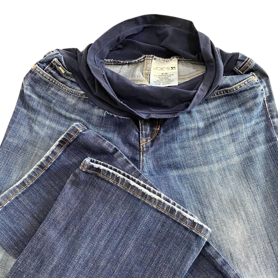 Joes Provocateur Denim Jeans Womens Maternity 29 Darker Distressed Boot Cut - Image 4 of 4