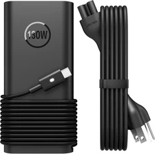130W USB-C Laptop Charger Power Adapter for Dell XPS 15 2-in-1 9575 17 9700