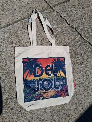 Del Sol Color Changing In Sun Canvas Tote Bag (16.5''x16.5'')