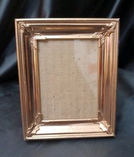 Vintage Ornate Gold Brass Metal Photo 4" X 5" For 3" X 4" Picture Frame Easel