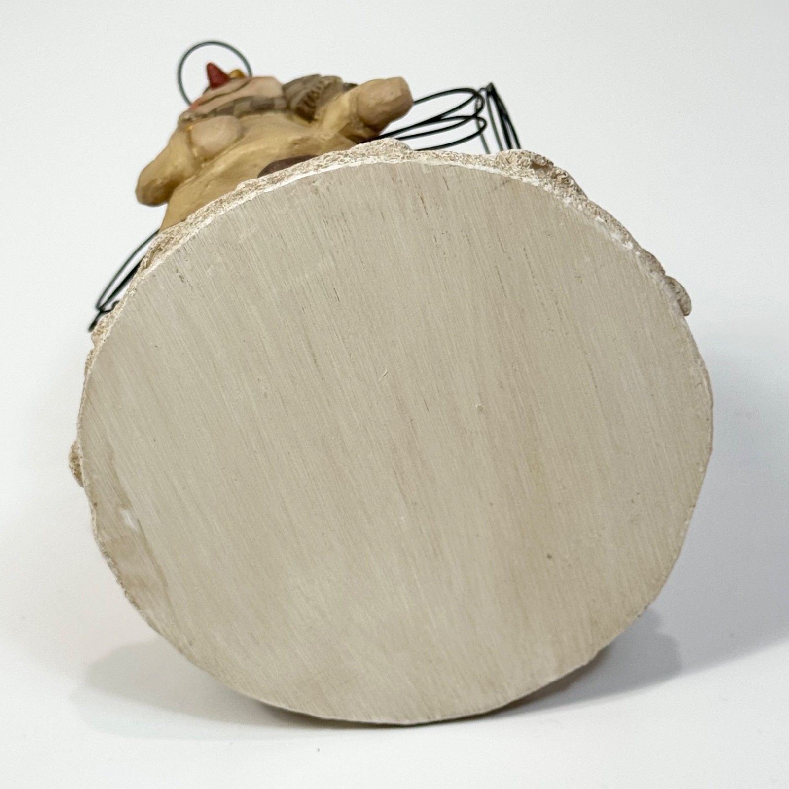 Blossom Bucket Suzi Skoglund Snowman Angel Votive Candle Holder Signed