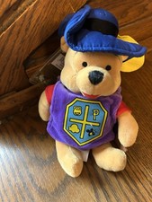 NEW CUTE DISNEY WINNIE THE POOH PLUSH DRESSED AS MUSKETEER POOH FREE SHIPPING