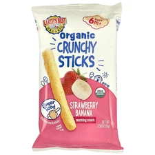 Organic Crunchy Sticks, 6+ Months, Strawberry Banana, 0.56 oz (16 g)