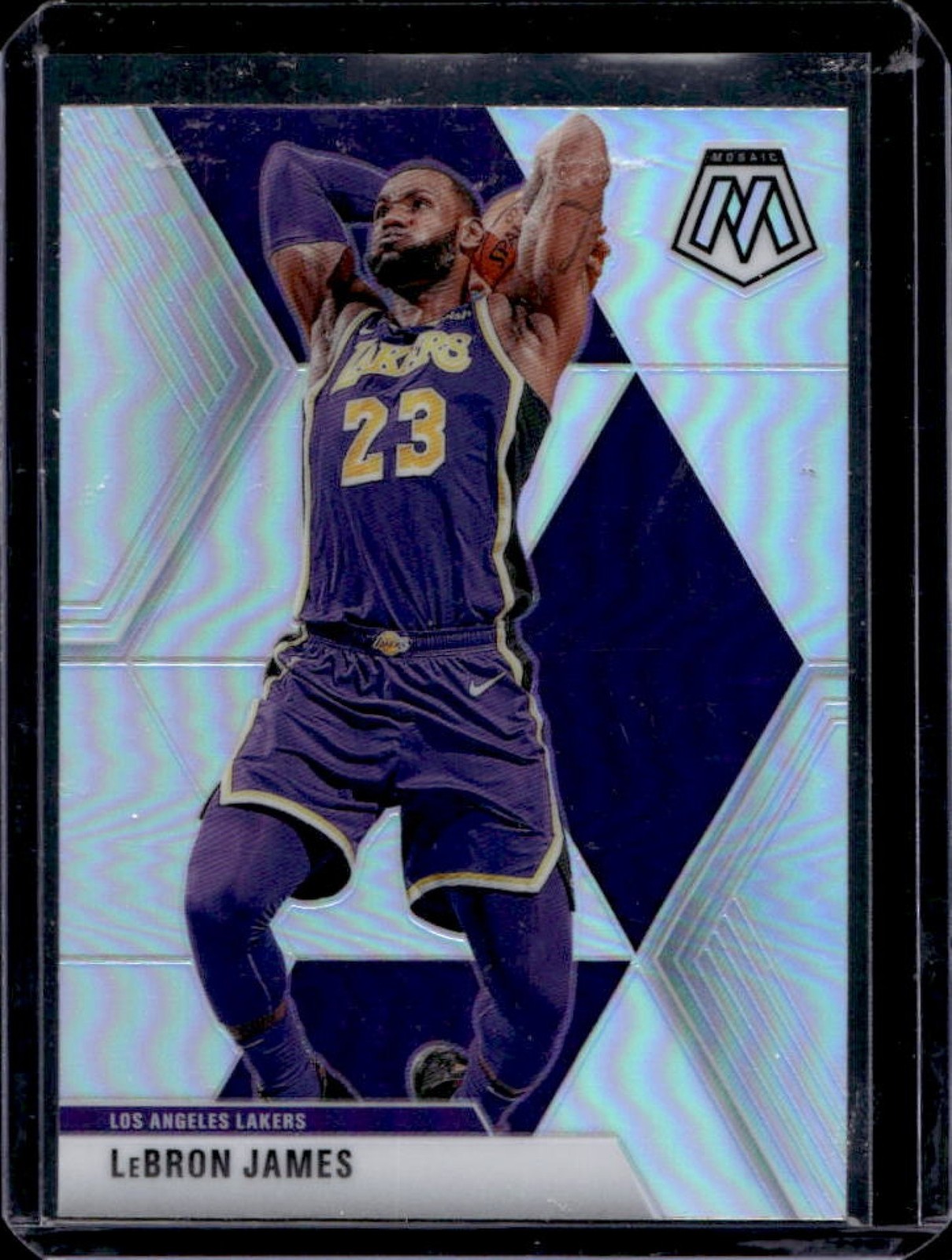 2019-20 Mosaic LeBron James Silver #8 Lakers