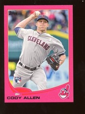 2013 TOPPS UPDATE CODY ALLEN PINK BORDER #US6 46/50 RC