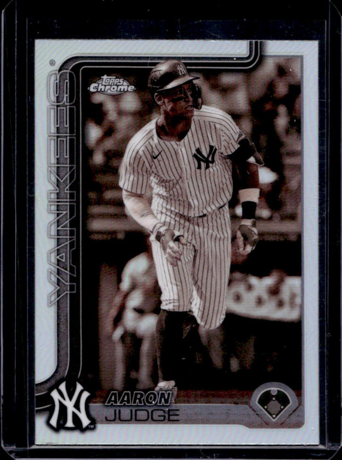 2025 Topps Chrome Aaron Judge Sepia Refractor #99 Yankees