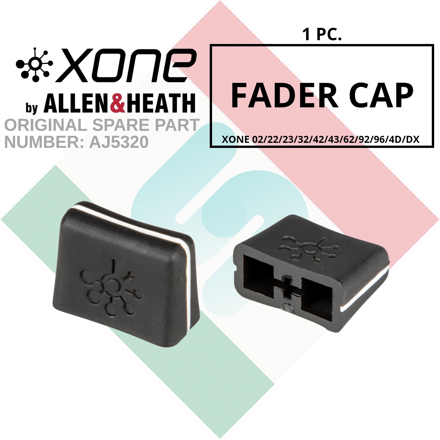 1x Allen & Heath Fader/Slider CAP AJ5320 Original Part XONE 23/43/92/96 ecc.
