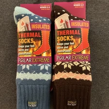 2 Pr. Thick Women’s Thermal Socks ONLY $9.95! (5-9 Shoe) NO MORE COLD FEET!