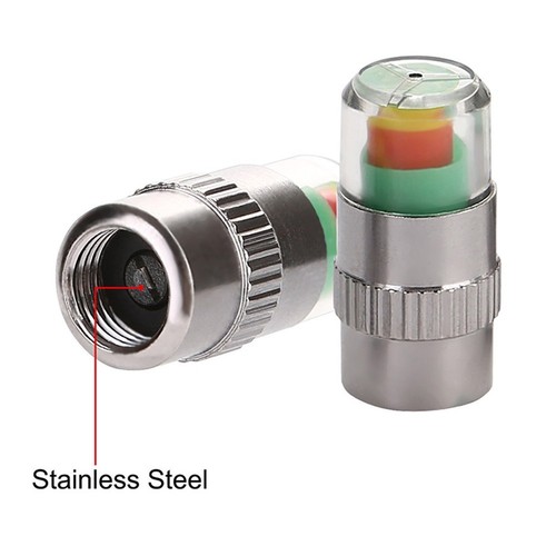 Stainless Steel Car Tyre Valve Cap with Tire Pressure Monitoring System - Picture 12 of 12