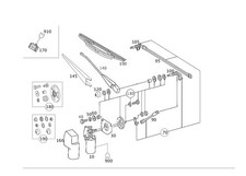 Mercedes-Benz Genuine Wiper Linkage Electrical Fits G-Class W463 A463820104139