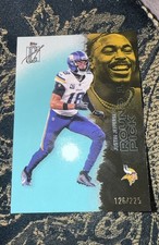 Topps Signature Class 2025 Justin Jefferson Vikings Rookie Pick 22 Card 126/225. rookie card picture