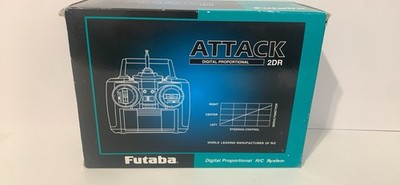 Vintage Futaba Attack T2DR Digital Proportional RC System   Powers On   Untested
