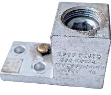 Ilsco D2672 Mechanical Lug Two 250MCM-1/0, Single Barrel 1-Hole, 600MCM-4