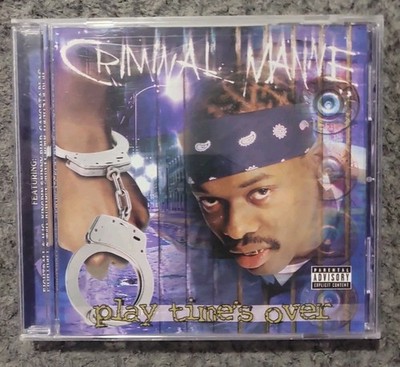 Criminal Manne - Playtime s Over Memphis G-Rap Kingpin Skinny Pimp RARE G-RAP 