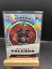 2022 Panini Classics Classic Beginnings Drake London #CB-9 (RC) Falcons