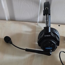 SYNCO Xtalk Full Duplex Wireless Intercom Headset System, Black 2 Headsets 