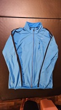 Nike Running Dri-Fit Fleece Full Zip Jacket Mens M Blue Long Sleeve Thumb Hole