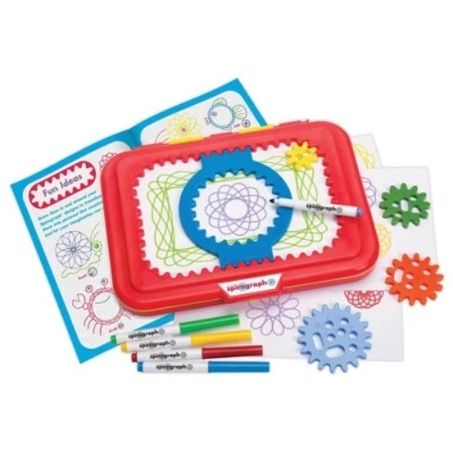 Hasbro Spirograph Jr. Juego de Diseño: Kit de Dibujo Creativo para Niños, Incluye Papel Foto 3 de 4
