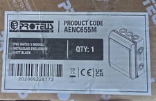 PROTEUS-5 Module Black Metalclad Enclosure 40A 30ma B RCBO & type 2 spd-BLACK
