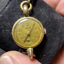 vintage Accurist mechanical watch 1940’s Running