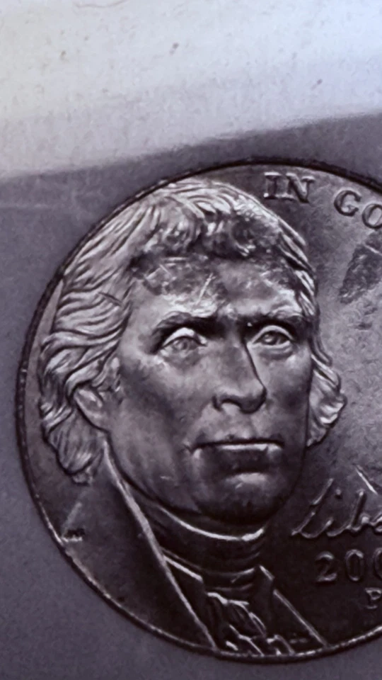 2006-P Monticello Nickel Mint Error Grease Struck - Image 4 of 4