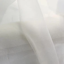 55'' Wide By Yard Natural White Silk Tulle Mesh Stiff Wedding Veil Lace Fabric
