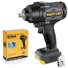 3-Speed, 900 Ft-lbs Cordless Impact Wrench - Perfect for Heavy Duty Tasks