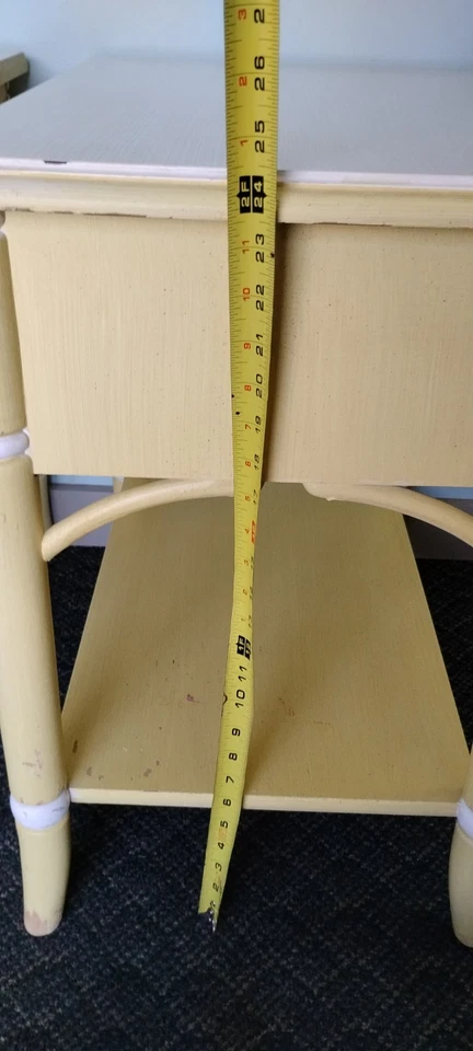 Par de mesitas de noche Thomasville imitación bambú Hollywood Regency Allegro Bali Hai Link Foto 4 de 4