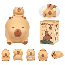 Capybara Squishy Toys, Squeezable Series Blind Box Figure, Slow Rising Squish...
