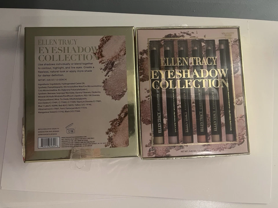 Ellen Tracy Sombra de Ojos Colección Crema Stick Paquete de 6 El precio es por uno nuevo en caja Foto 2 de 3