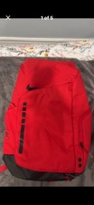 Nike Hoops Elite 32L Backpack University Red Black Nylon Winter Sport Zipper