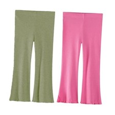 Stretch Leggings for Girls Toddlers Long Pants 2-14 Years