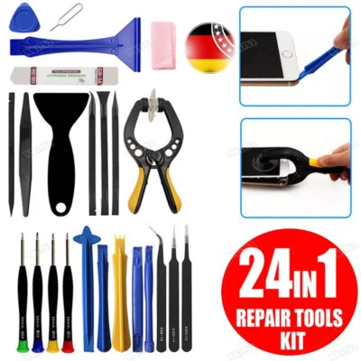 MARKENLOS Handy Reparatur Werkzeugset öffnen Universal Set Display Smartphone Tablet DHL