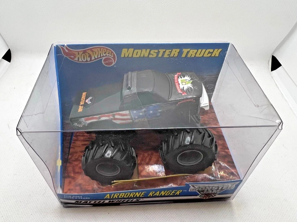 Hot Wheels Rev and Go Monster Truck Airborne Ranger Power 1999 New Hot Wheels  - Image 2 of 4