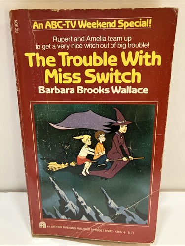 The Trouble with Miss Switch Taschenbuch Barbara Brooks Wallace Witch Kid 1982